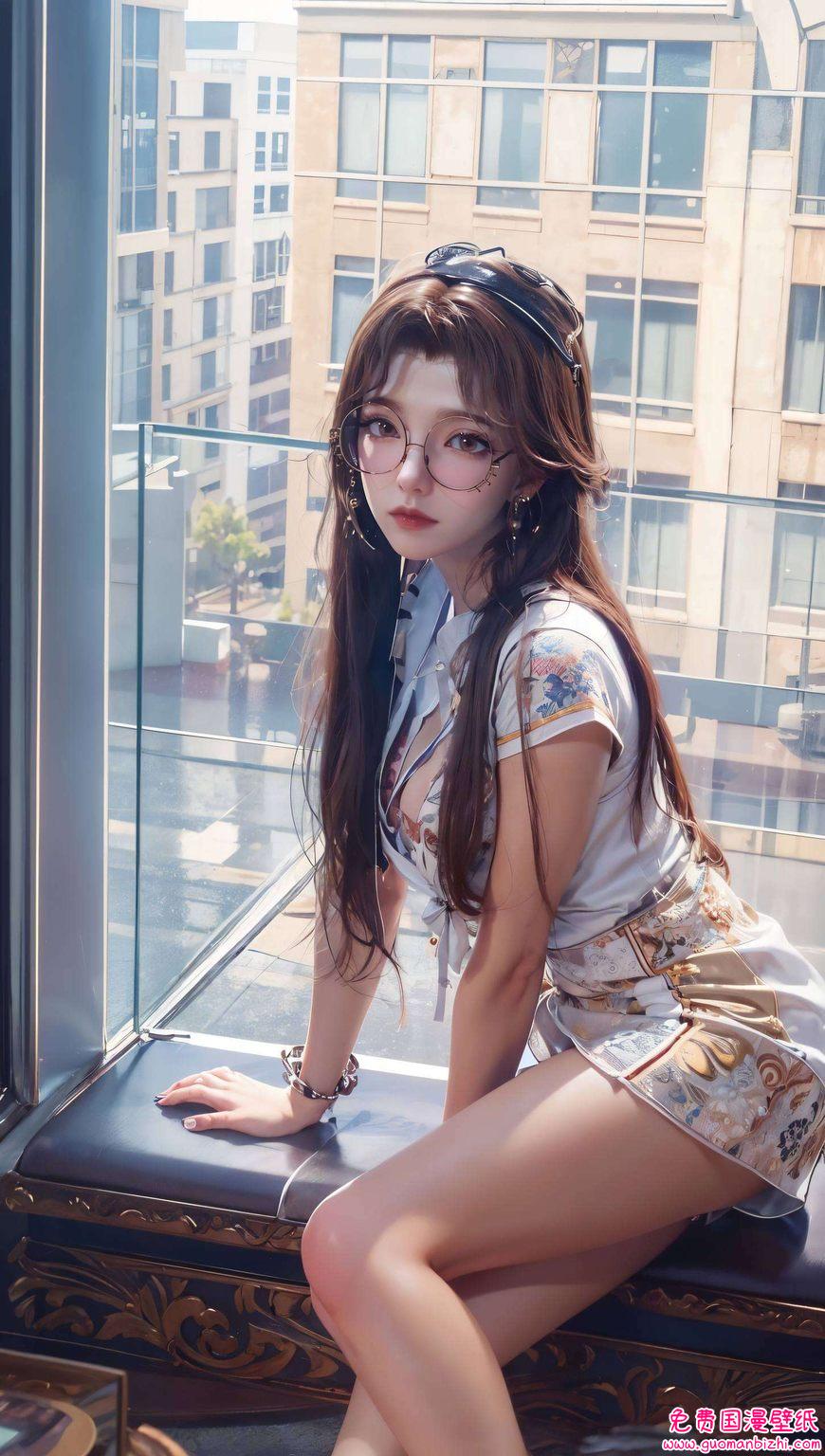 这不仅仅是一幅壁纸是橘子姐那深邃眼神与唐门美女们柔美气质的交融