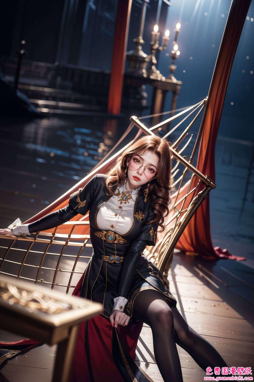 细腻笔触勾勒出橘子姐的国漫女神风采玄幻世界中的灵动之美
