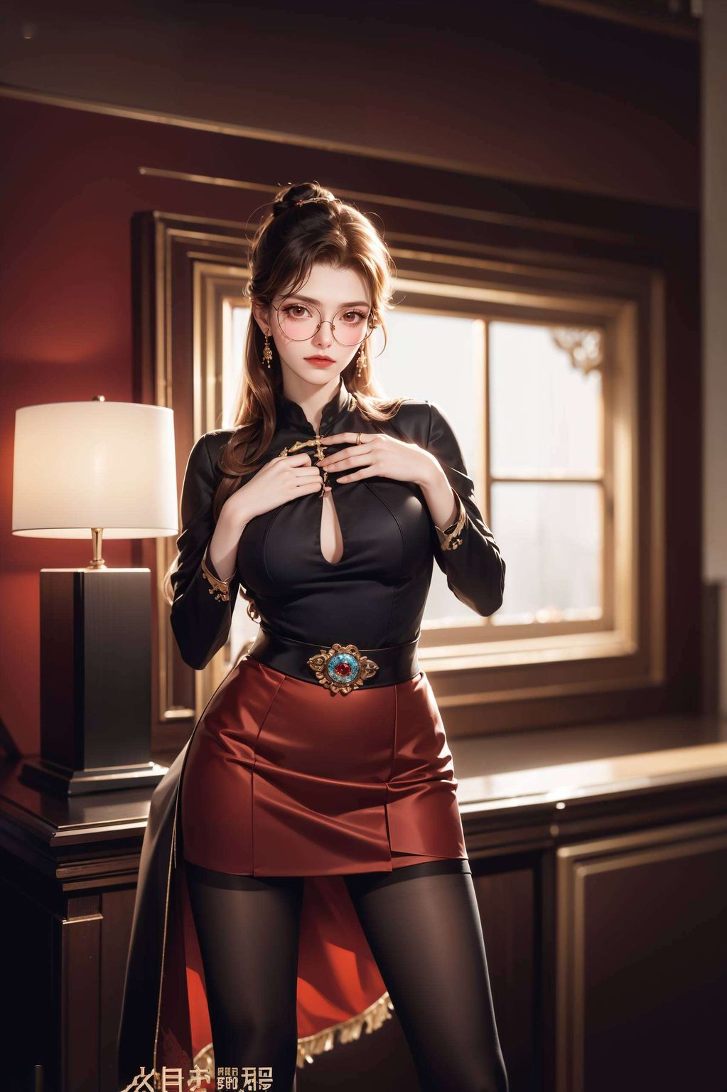 在炫彩斑斓的橘子姐壁纸世界里绽放着国漫女神的光芒