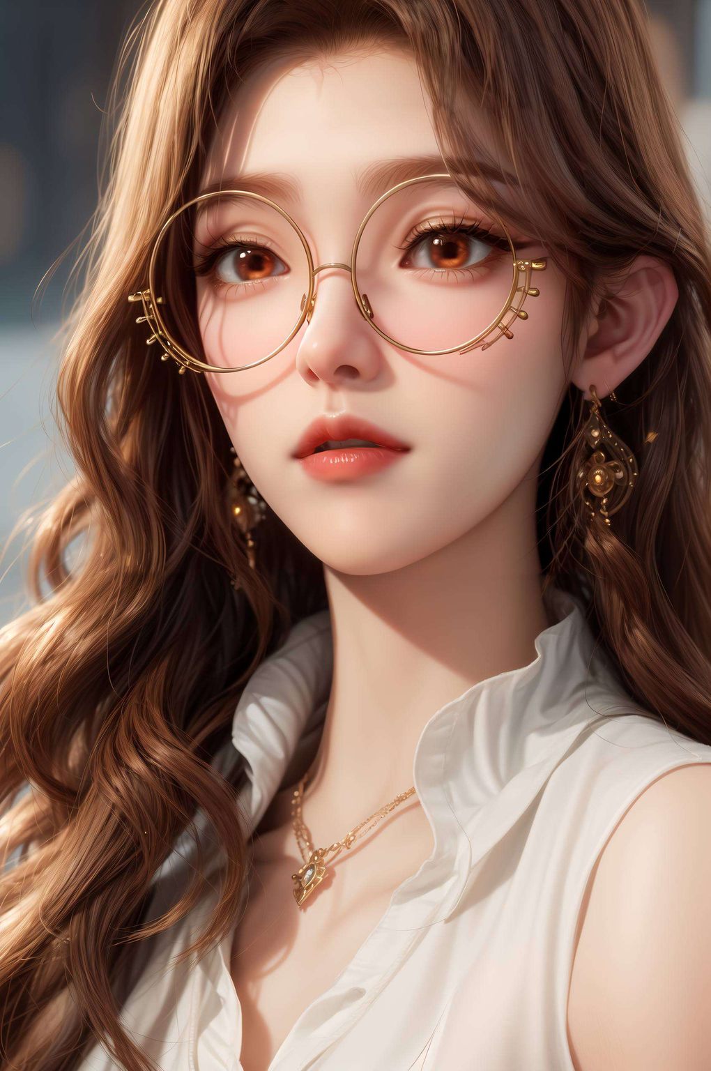 它不仅能护眼橘子姐那灵动的大眼睛配上神秘的紫色壁纸