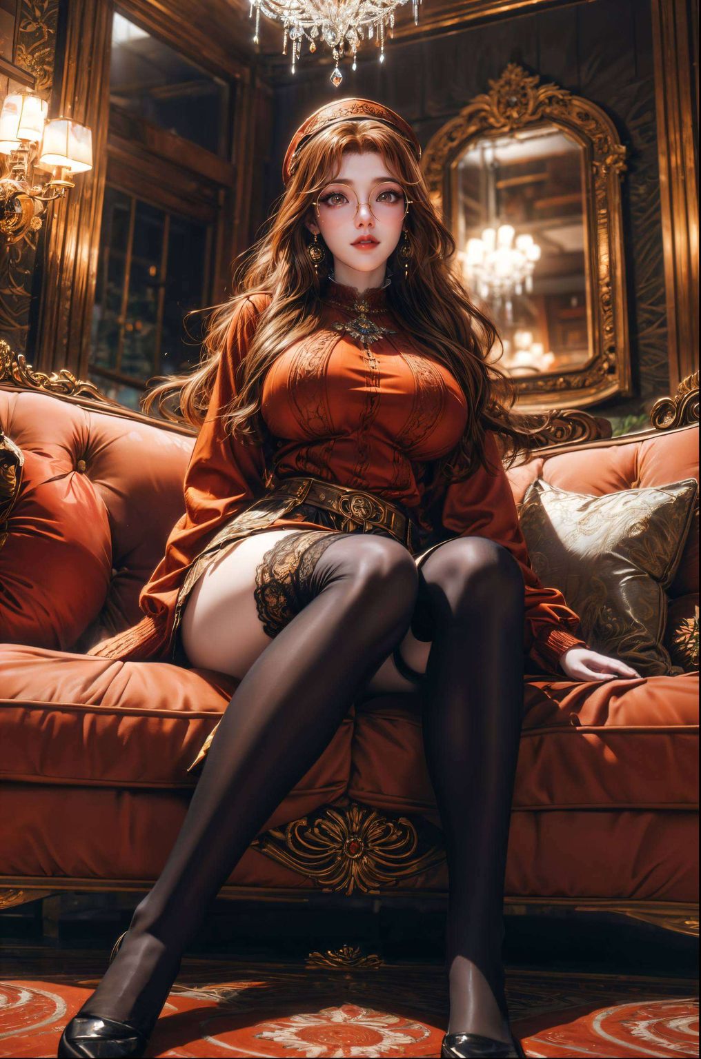 如同国漫壁纸中的女神闪耀着令人窒息的美