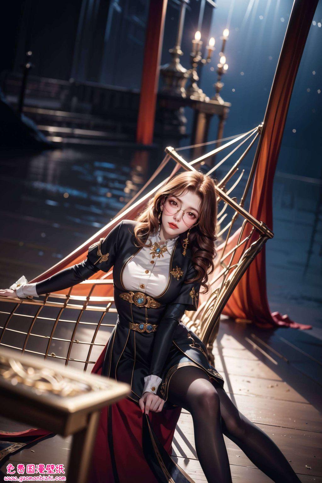 将动漫美女的灵动与玄幻世界的奇幻融为一体在4k超清壁纸中绽放