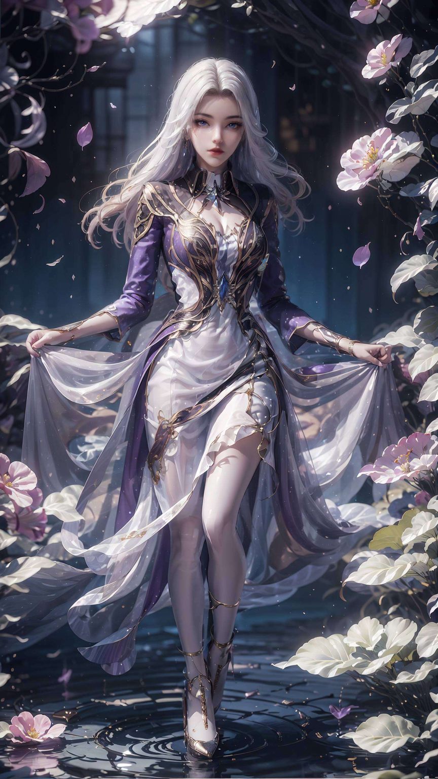 玄妙的玄幻元素交织其中凌落宸那如水般的柔情与坚毅的眼神