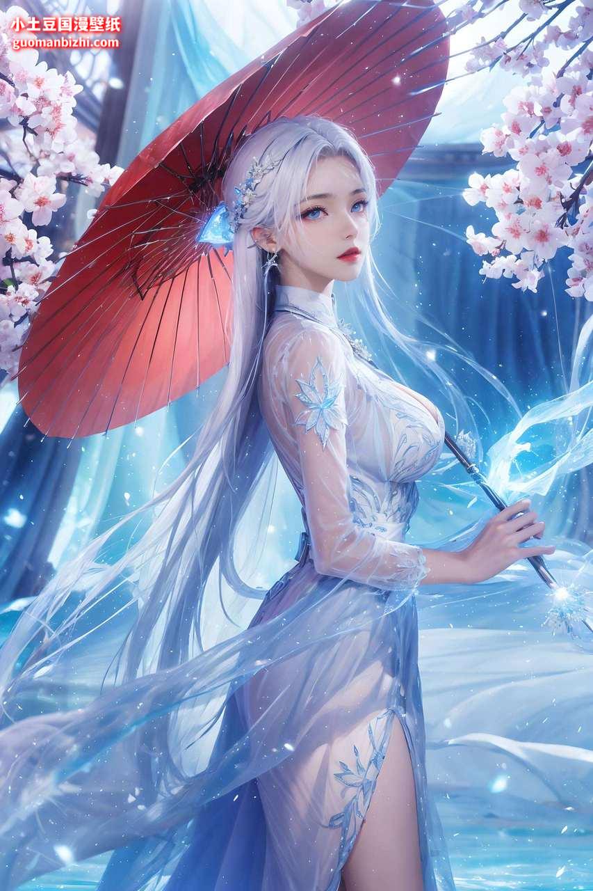 4k超清3d动漫美女壁纸斗罗大陆凌落宸壁纸ai