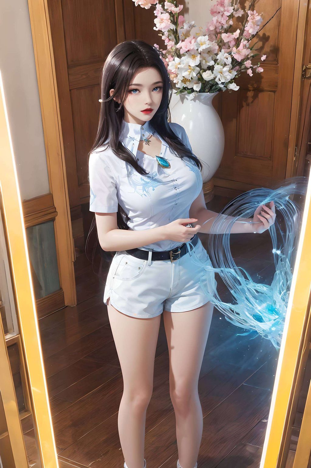 她的壁纸来啦！穿上你的手机嘿
