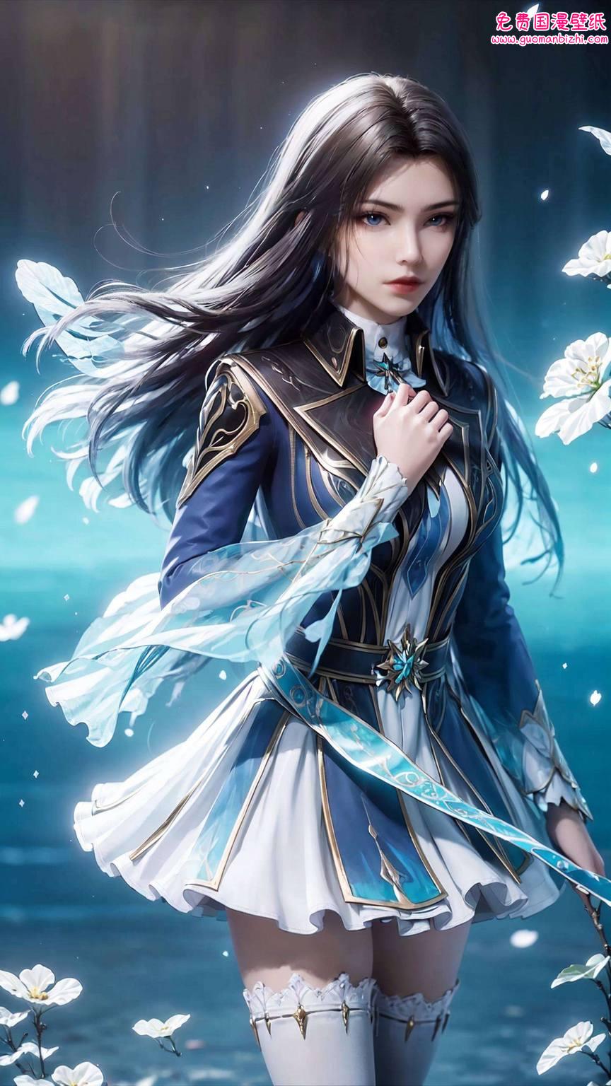 她是国漫界的绝世佳人身姿曼妙