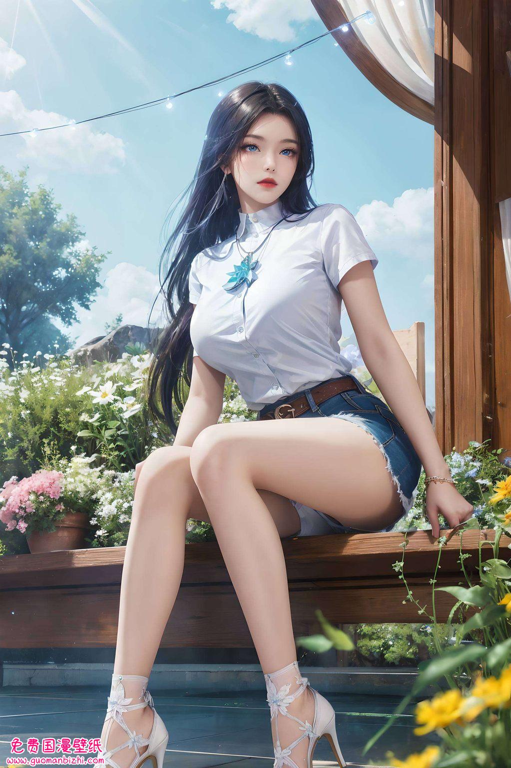 她的倩影成为了国漫女神中的佼佼者