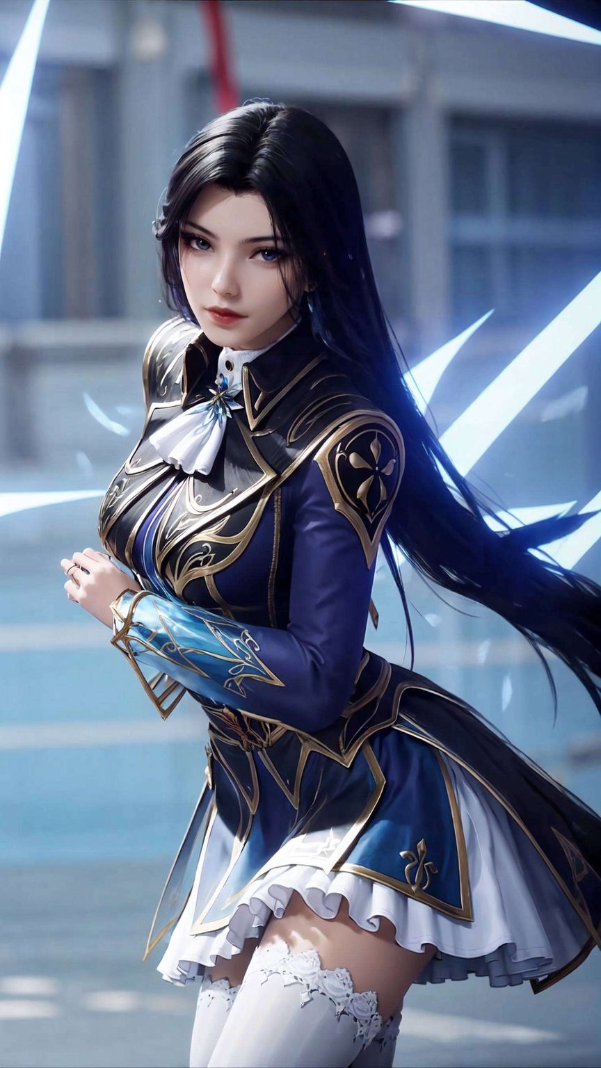 来自绝世唐门的凌落宸啦！这位美眉那眼神儿一瞟