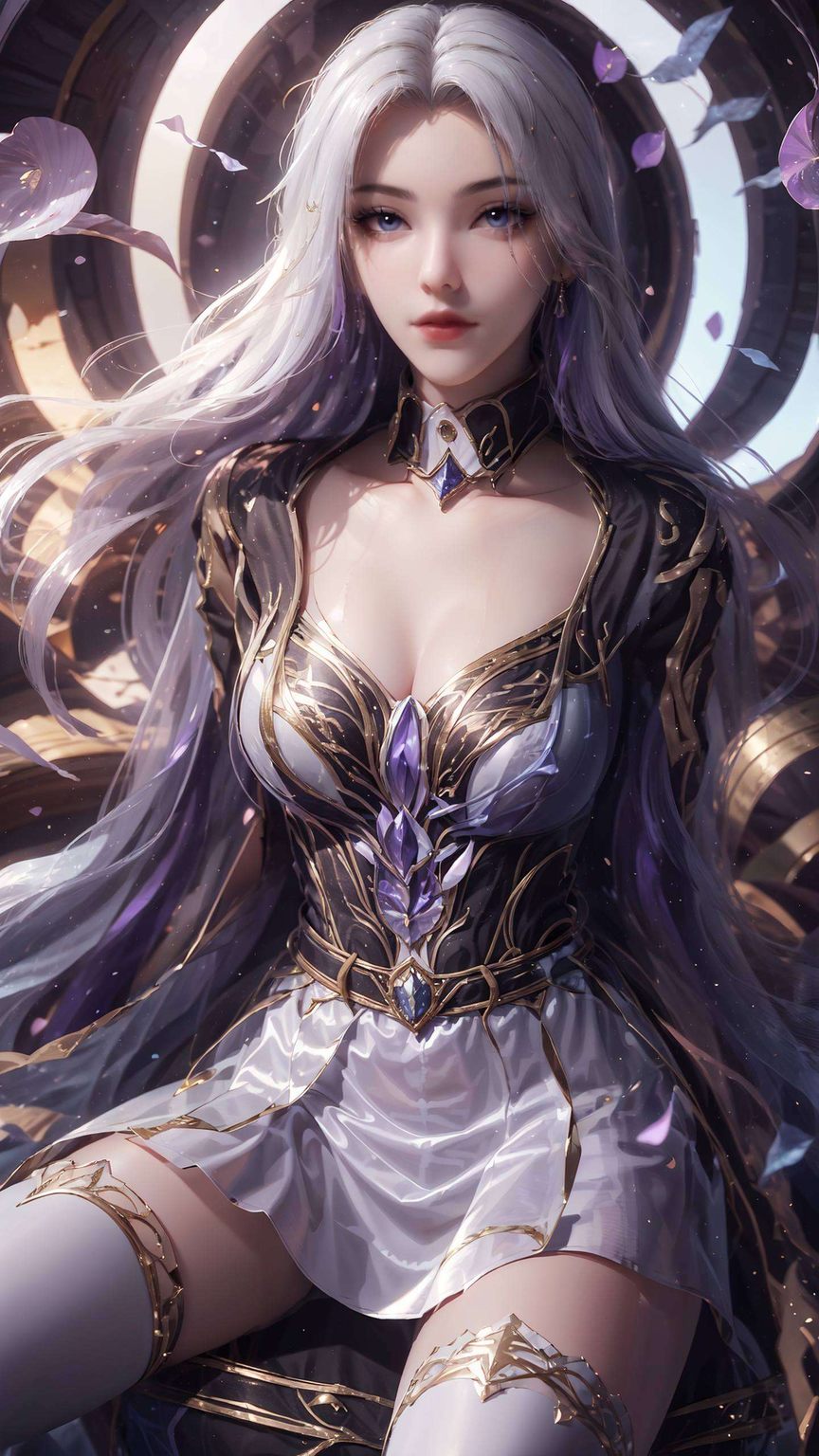 让你的手机也跟着美美哒！大家好呀！今天给大家带来一位国漫界的超级女神——来自《斗罗大陆》的凌落宸！她是那个拥有一双璀璨星眸的小可爱