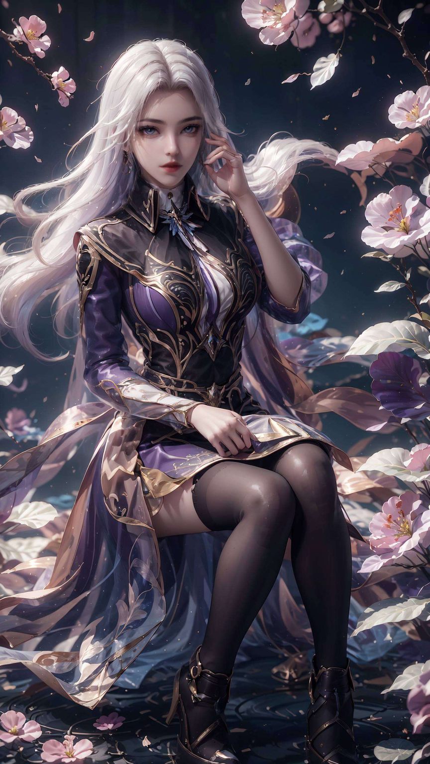 她的眼神深邃如夜空不仅是动漫中的传说