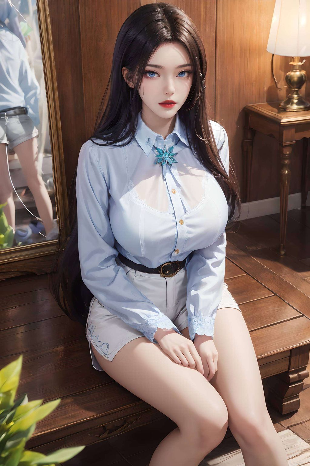 让你的手机也能小调皮一把！把她的盛世美颜设置为手机壁纸