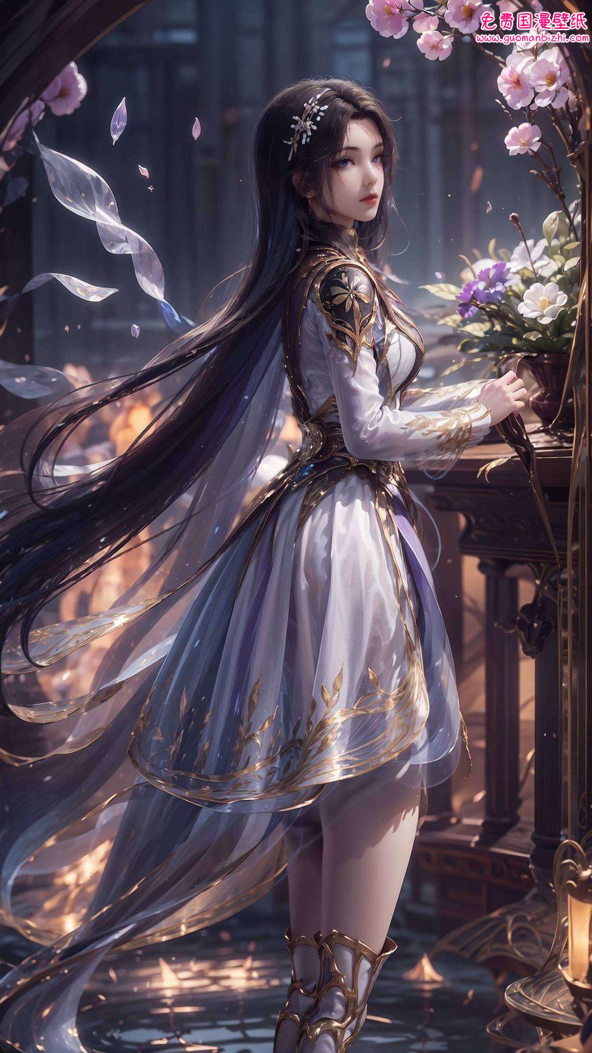 今日奉上满满的福利！这里有《斗罗大陆》中凌落宸的壁纸头像岂不乐哉？