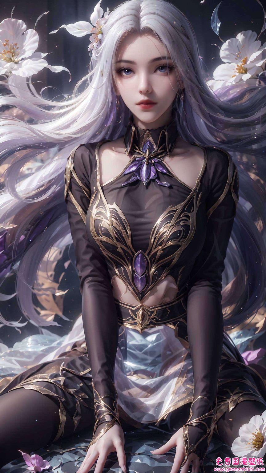 还有一身玄幻神力不仅拥有绝世的美貌