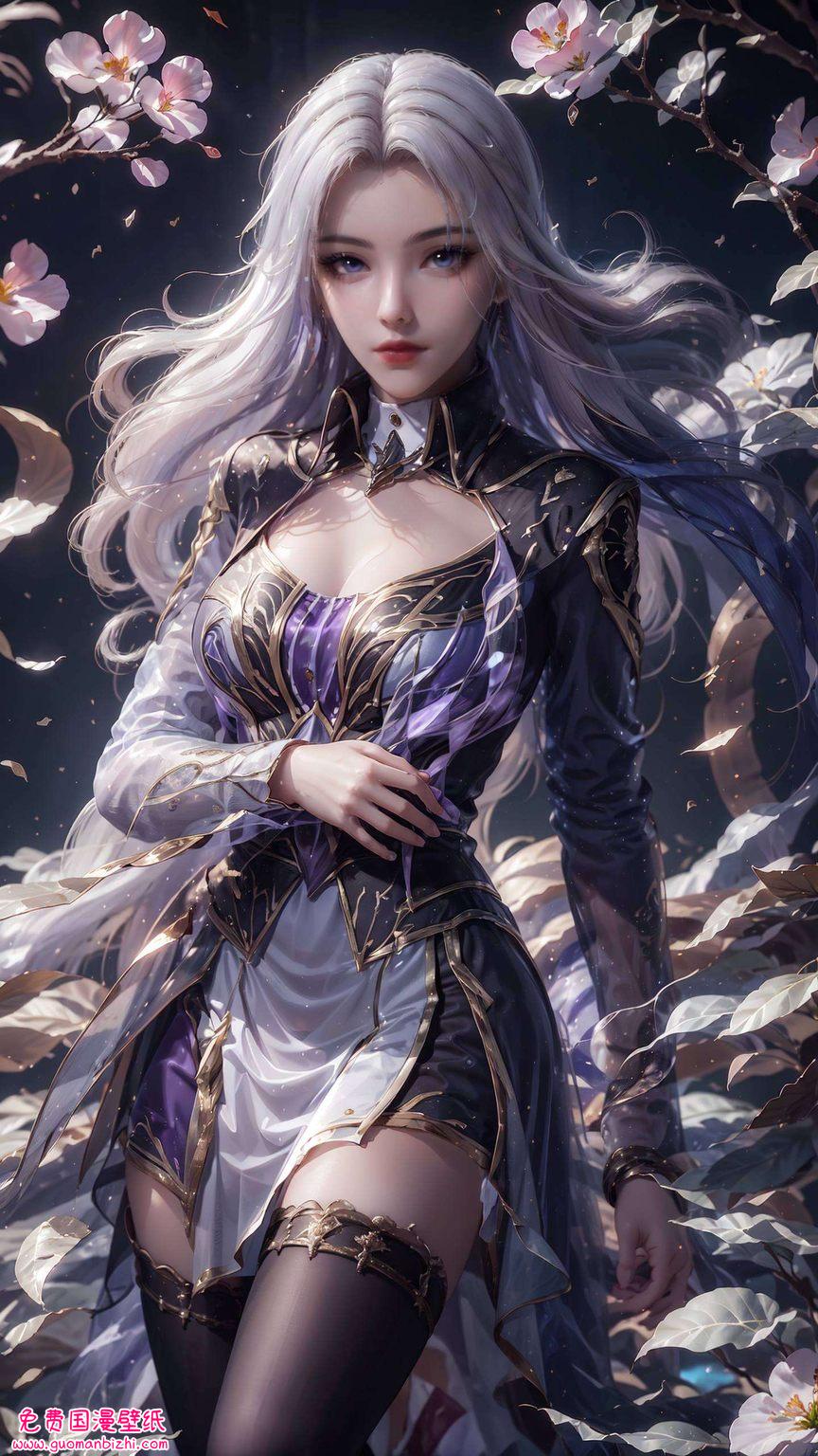 AI绘画的壁纸更是锦上添花!今日特荐——斗罗大陆之凌落宸宛如玄幻世界中的瑰丽风景