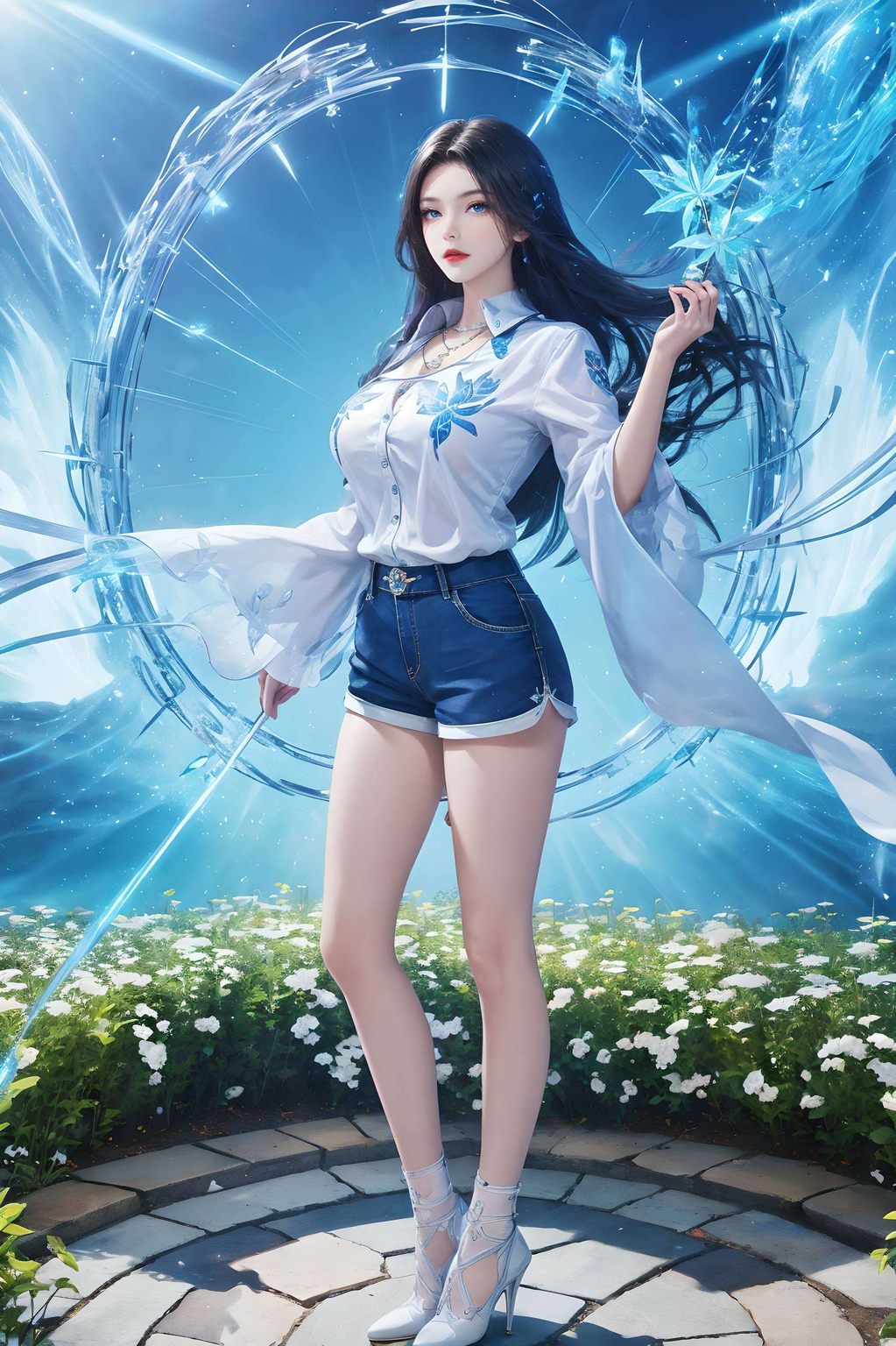 其容颜娇美着一袭泳装