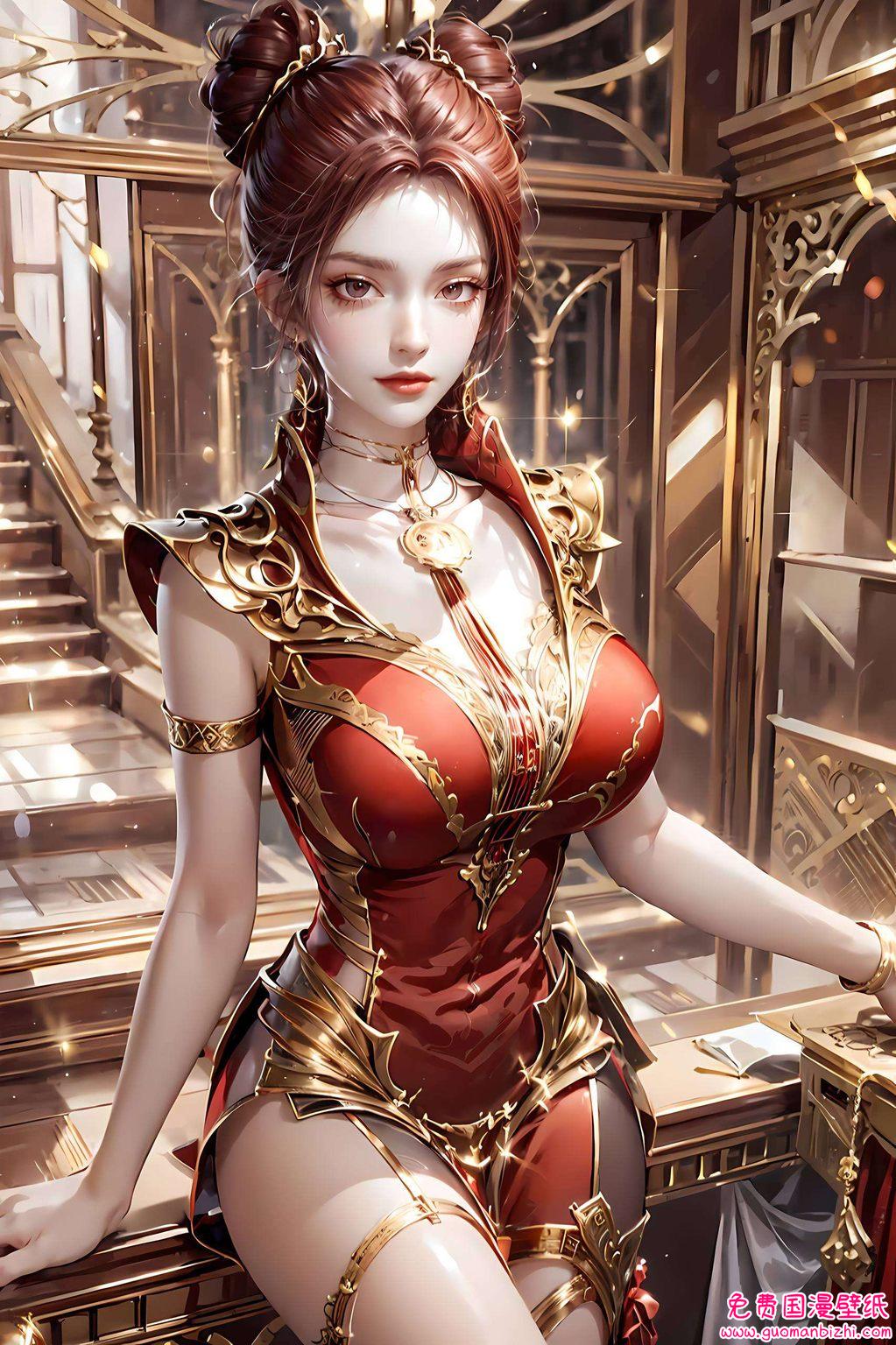 化为这一系列令人惊叹的AI壁纸国漫女神马小桃的英姿飒爽