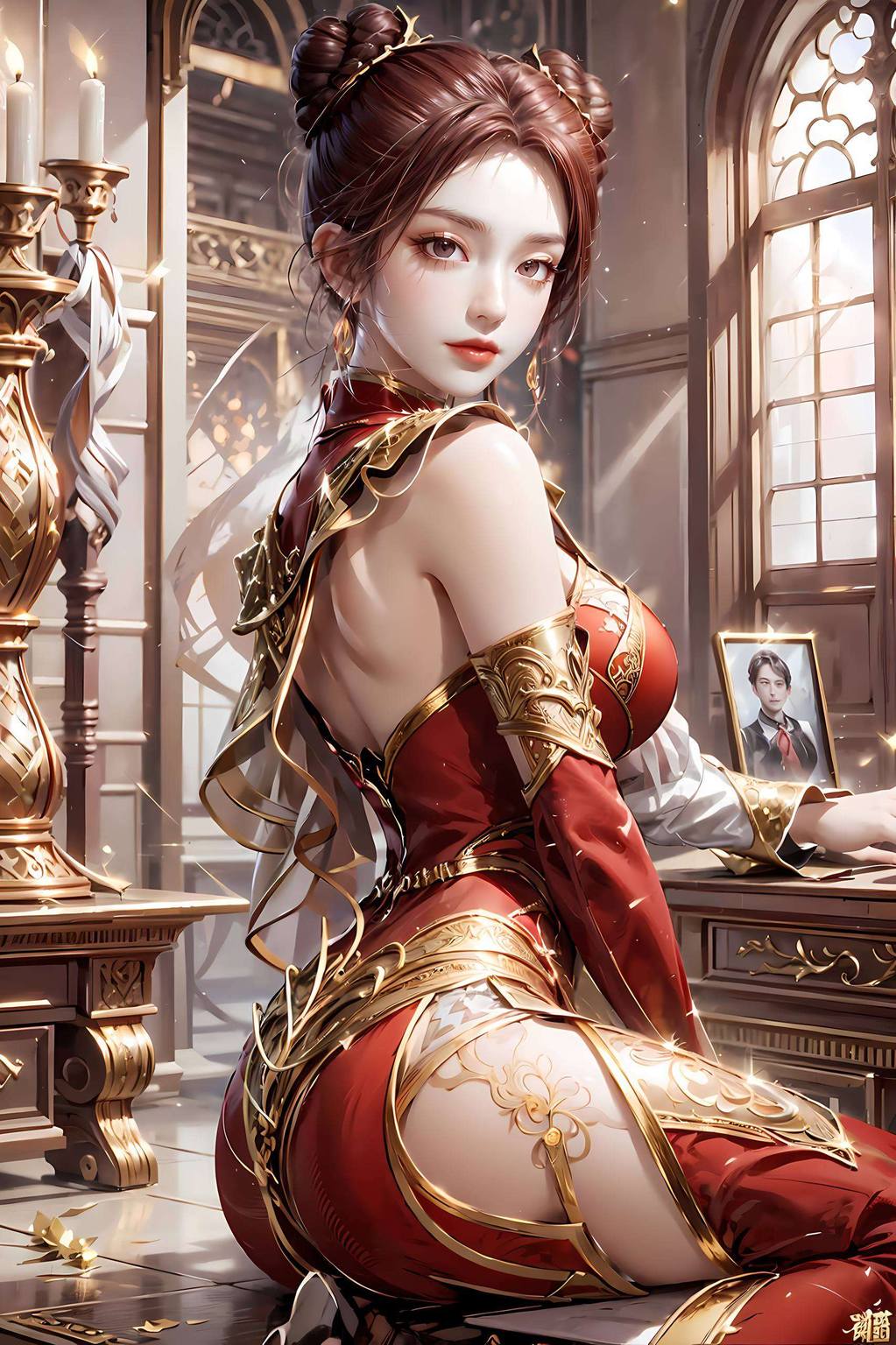 如今化身为壁纸她的眼神中藏着深深的忧伤