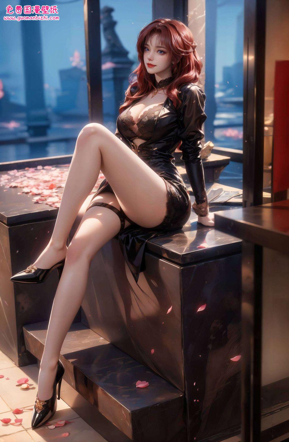 国漫女神的倩影跃然屏上穿梭在梦与现实的界限