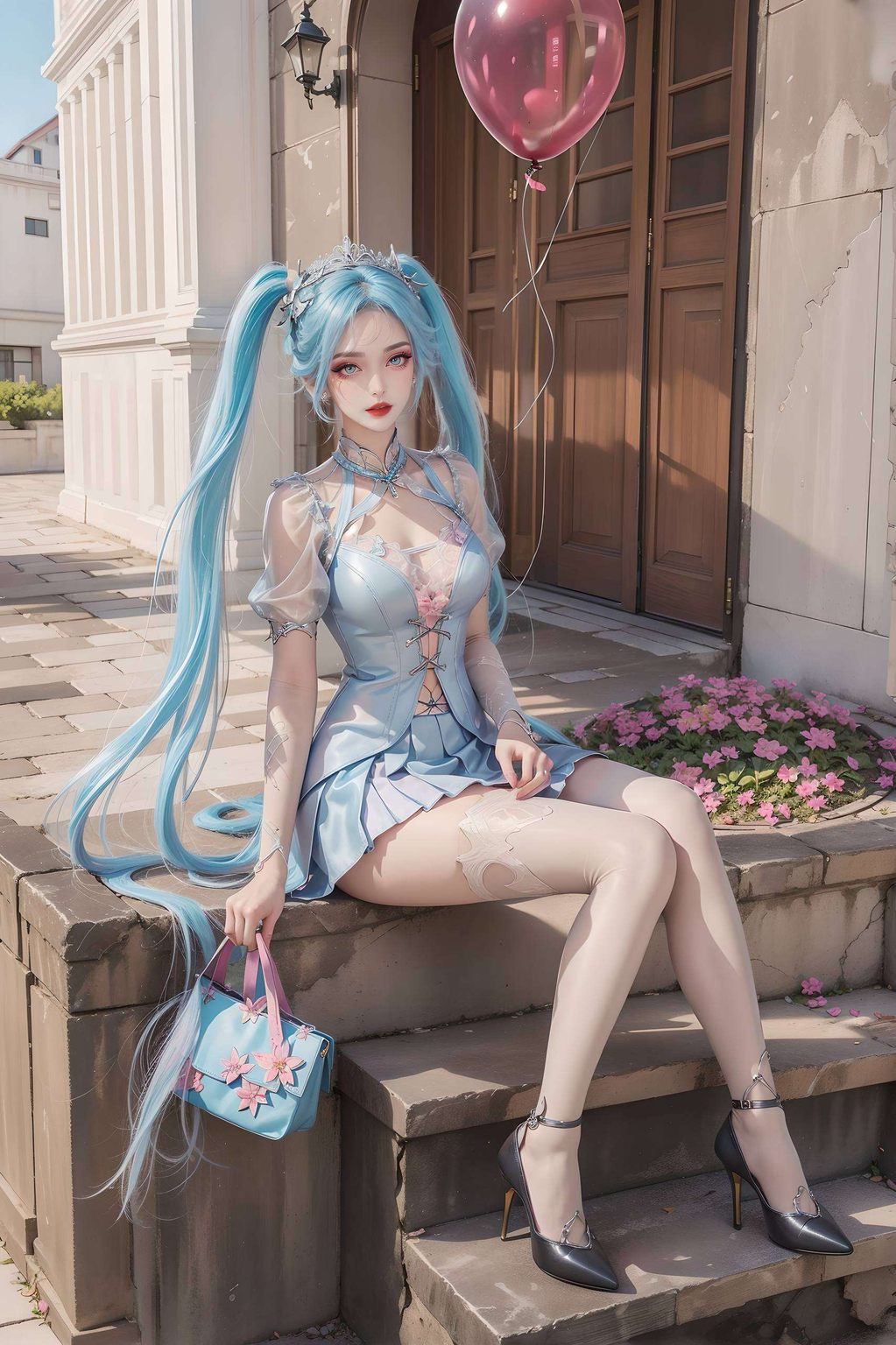 等待你的探索她的形象被精心打造成极简壁纸