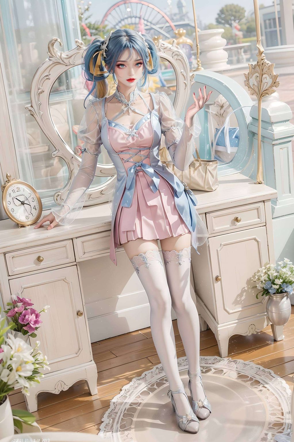 宛若从绝世唐门中走出的壁画女神在绚丽多彩的古风世界里