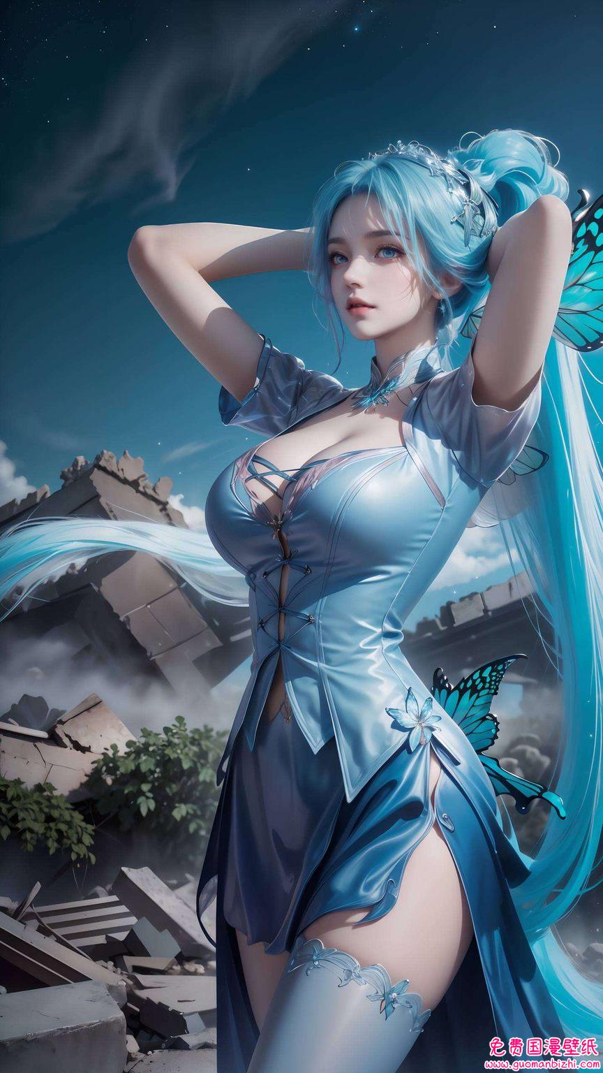 她的眼神深邃如星空每一次眨眼都似乎能点亮玄幻世界的一角