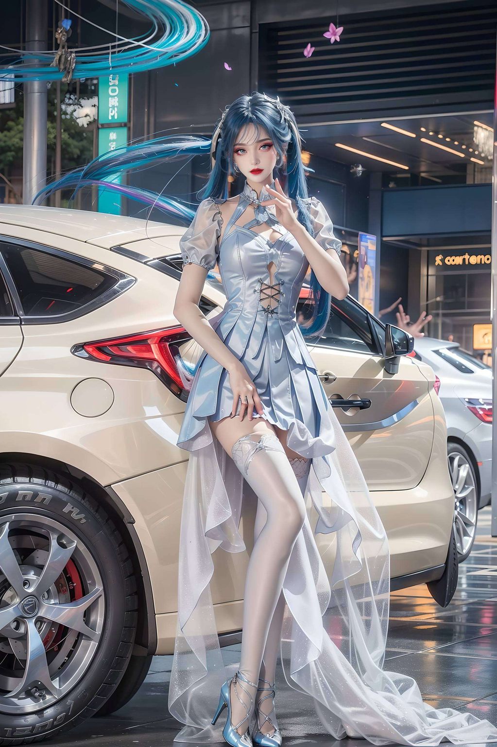 特此献上一份绝世珍藏——AI绘画壁纸免费合集时而婉约如《国漫女神》画卷中的仙子