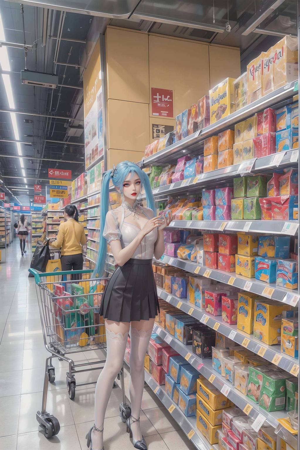 她可是国漫界的女神级人物哦！瞧她那俏皮的眼神小可爱们