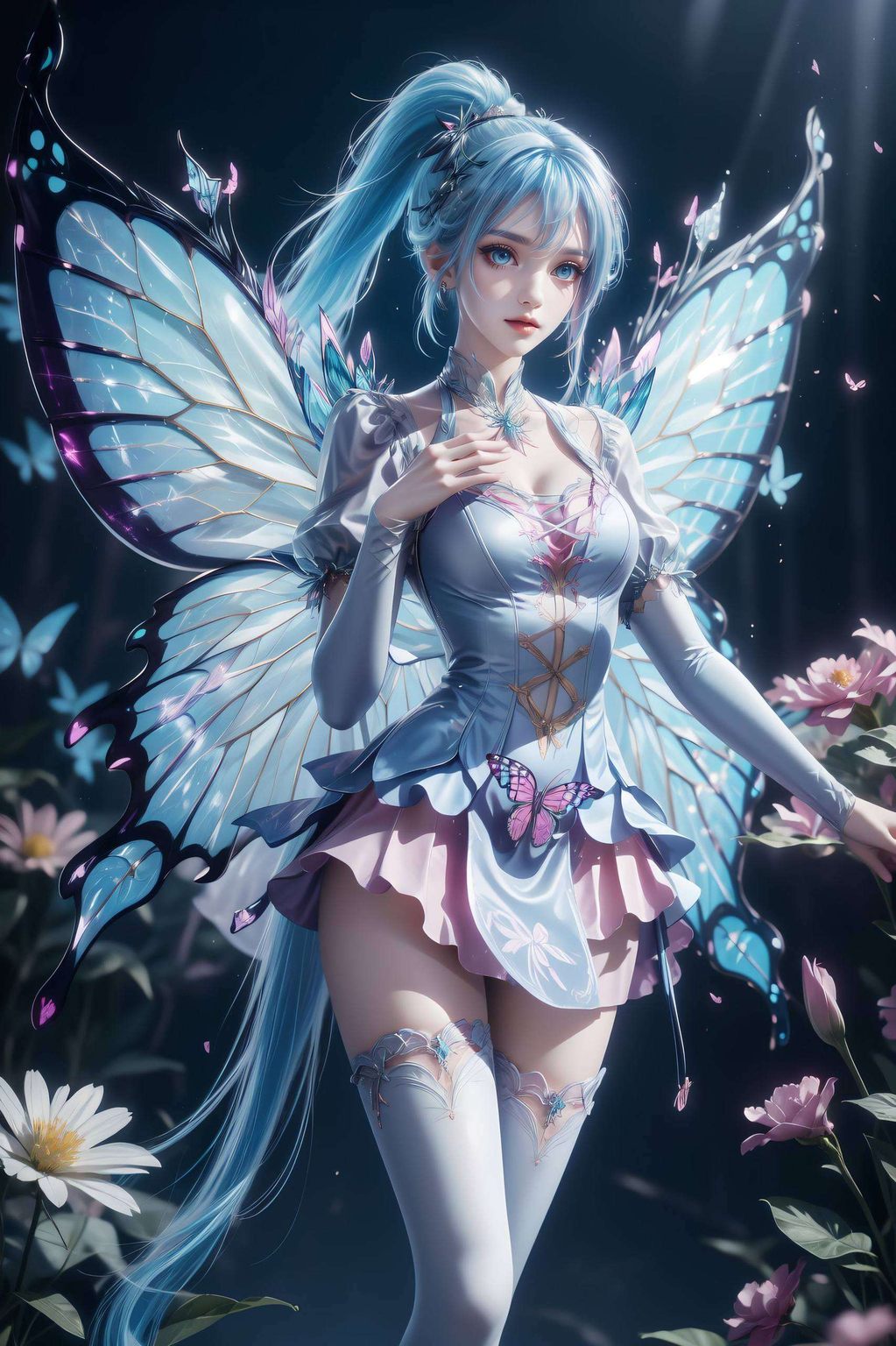 她的身影如同仙子般令人惊叹