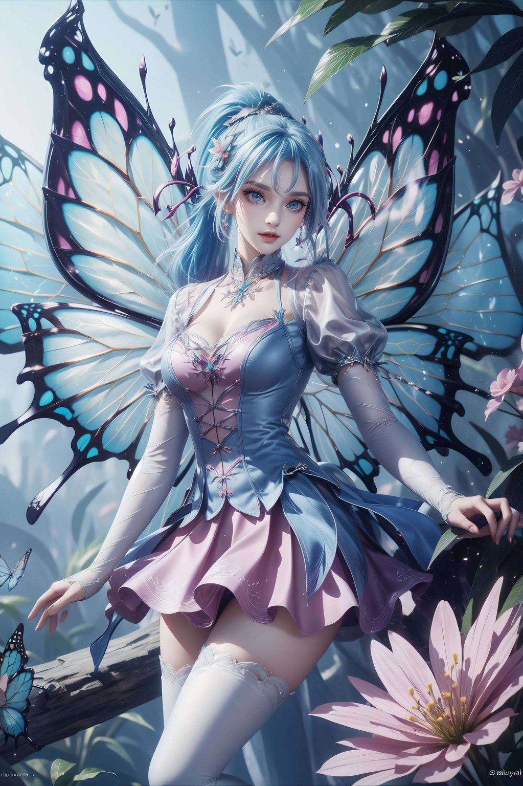 既有国漫美女之柔美宛若仙子降临人间