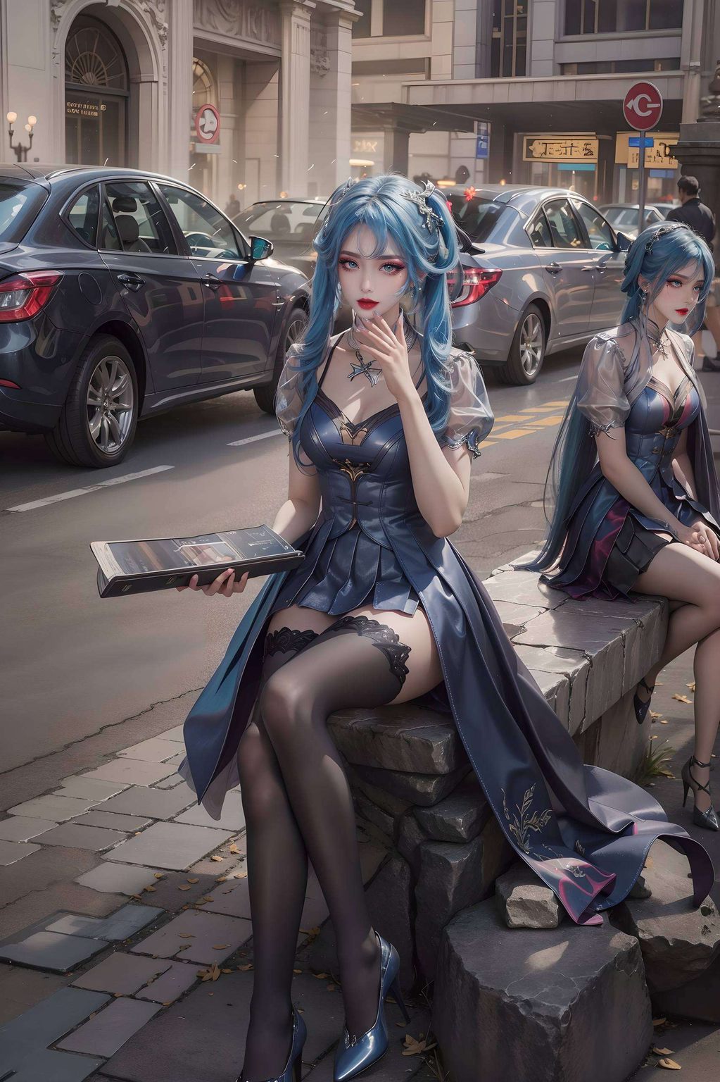 一瞥一笑间显玄幻之境界