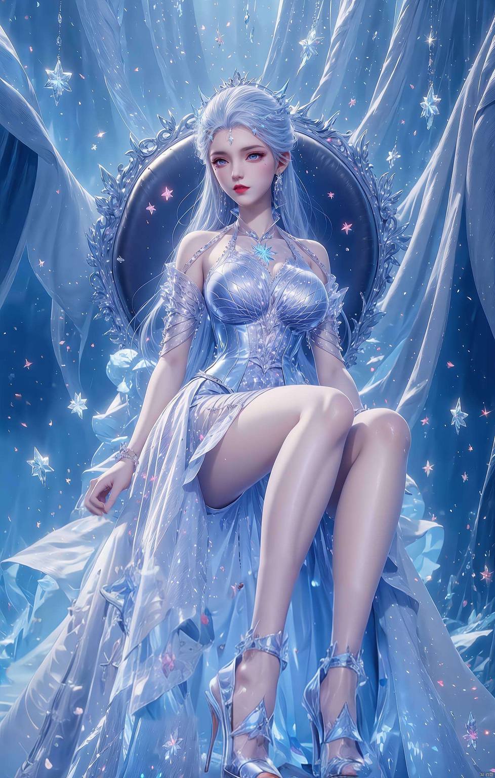 漫步在绝世唐门的幻境之中将国漫女神雪女的风华绝代展现得淋漓尽致