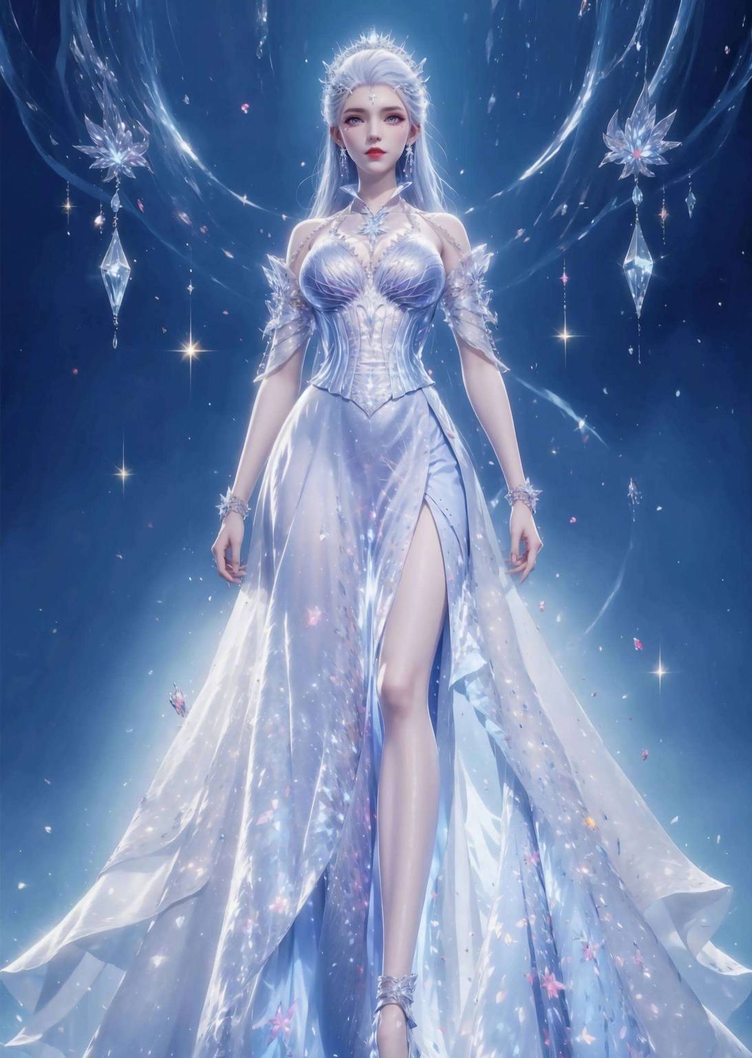 你的手机瞬间变身冰雪王国今儿给大家带来一份视觉盛宴——绝世唐门的雪女手机壁纸神图