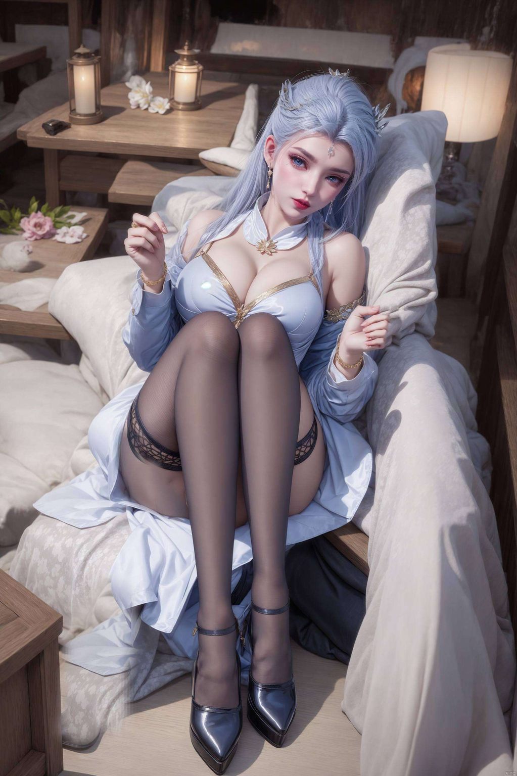 还带着一丝丝小调皮不仅美得让人心动