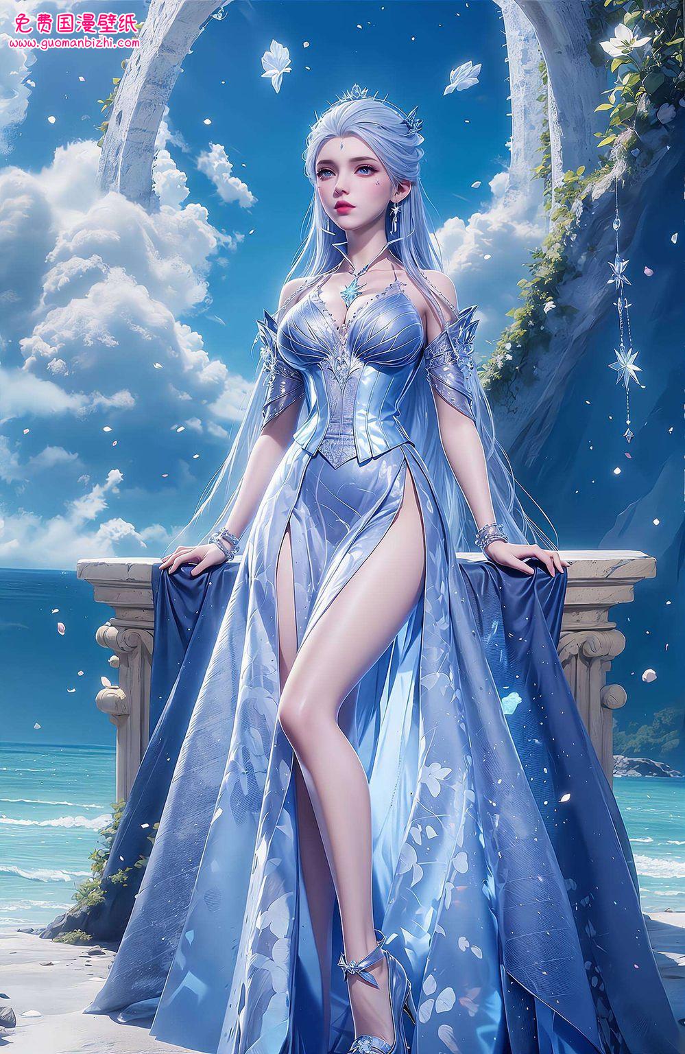 快来看看她的冰雪风华让你的手机也变得美丽冻人吧！🎉✨💖