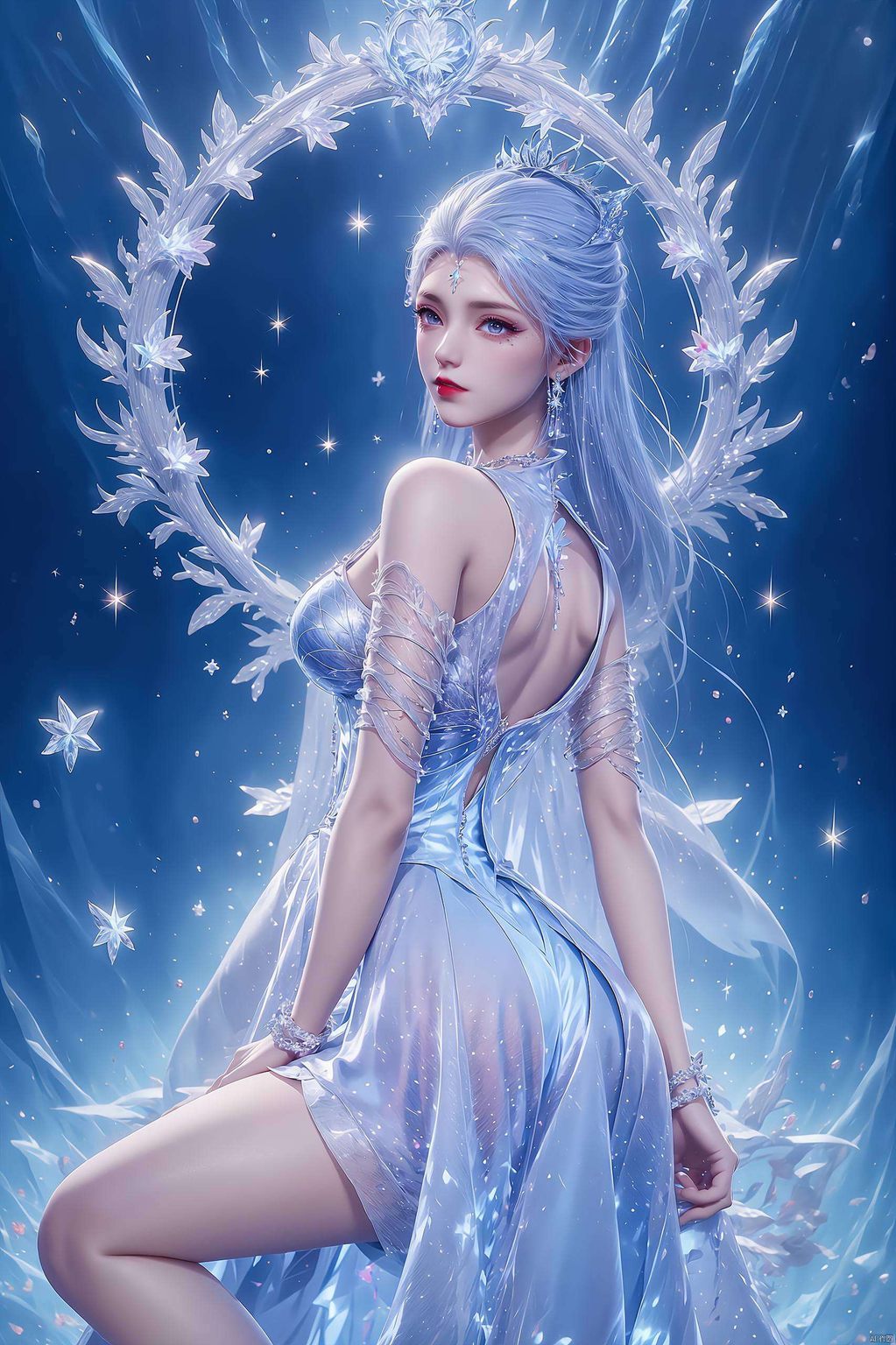 各位小可爱们今天给大家带来一款超美的国漫女神壁纸——绝世唐门的雪女！这位冰肌玉骨、美艳绝伦的雪女