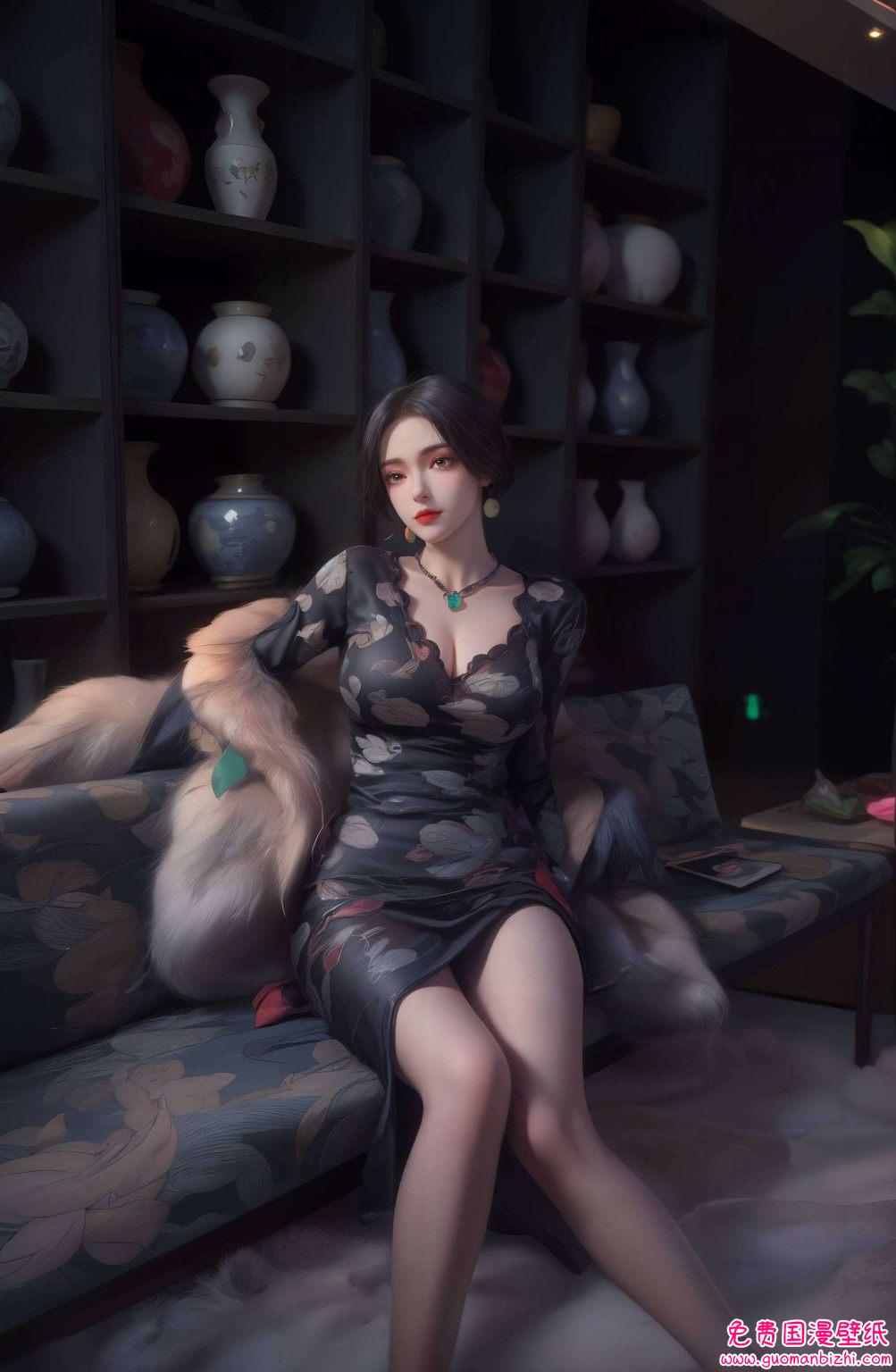 如同她的眼神仿佛她的魅力被无限放大