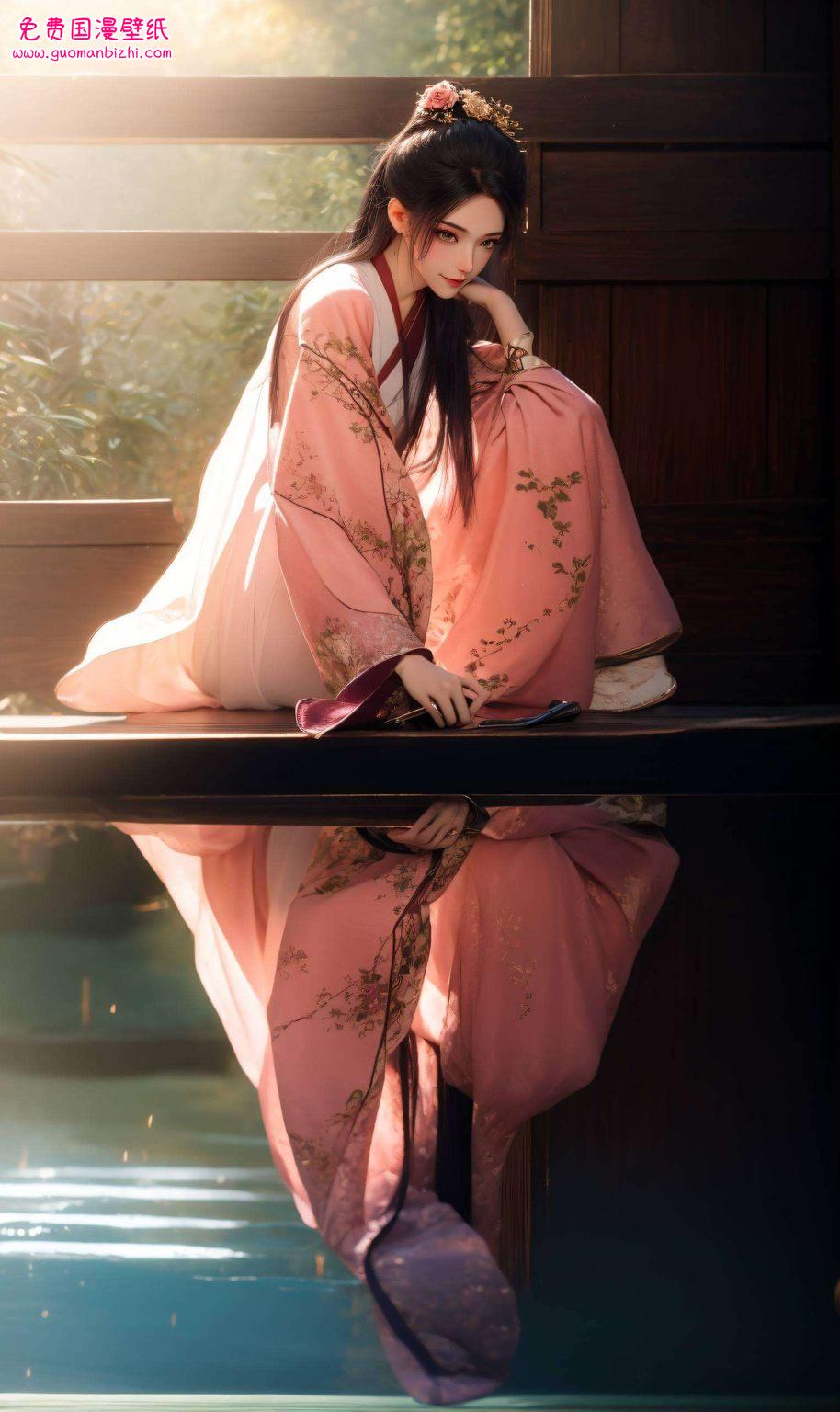 不仅是动漫美女她那如云的秀发