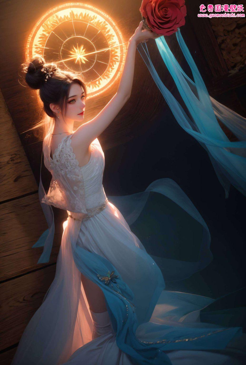 南宫夕儿配上那神秘的玄幻气质