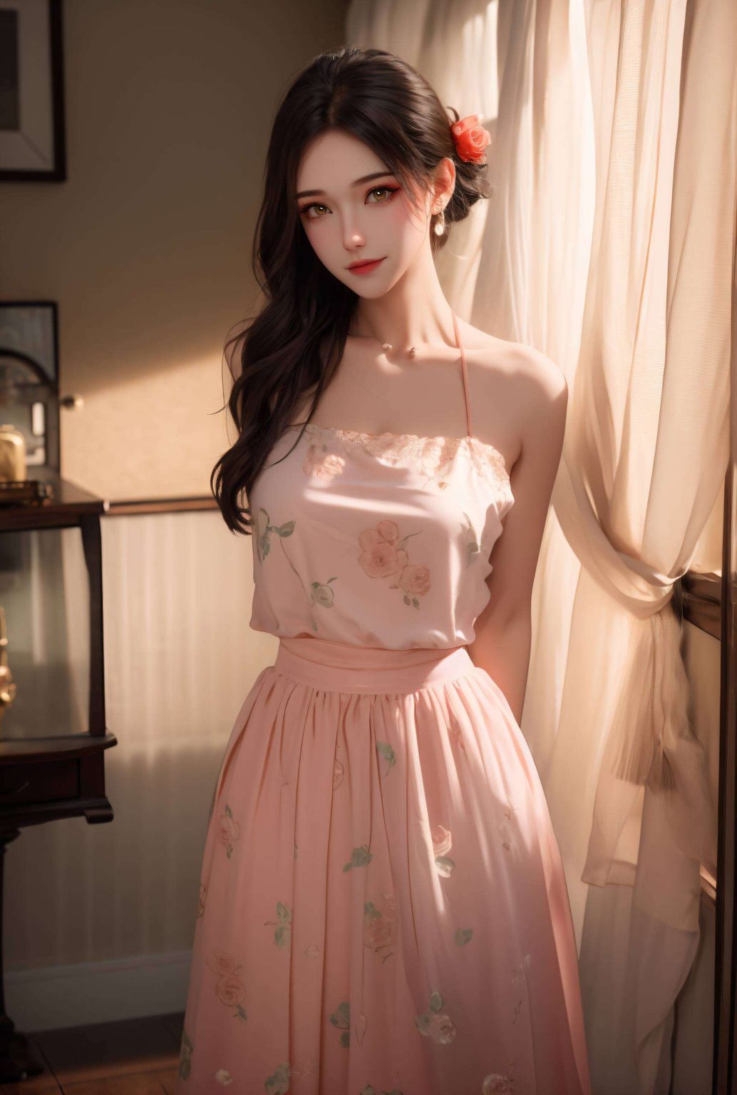 让人心生怜爱如同国漫美女中的一颗璀璨明珠