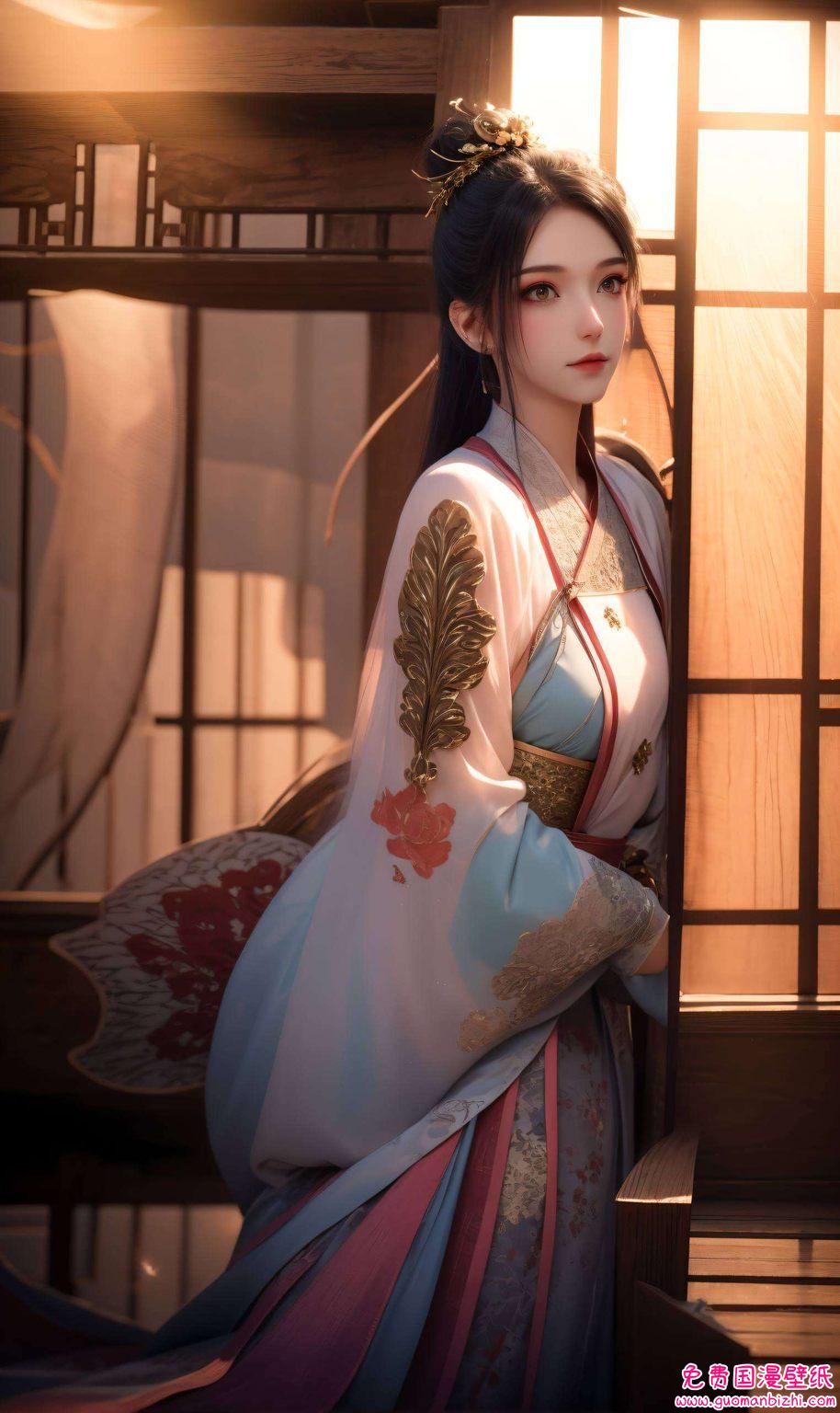她的每一个眼神都仿佛藏着千年的故事