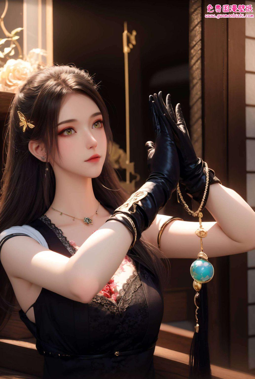 从国漫的画卷中缓缓走来让人沉醉于那一份不染尘埃的纯净