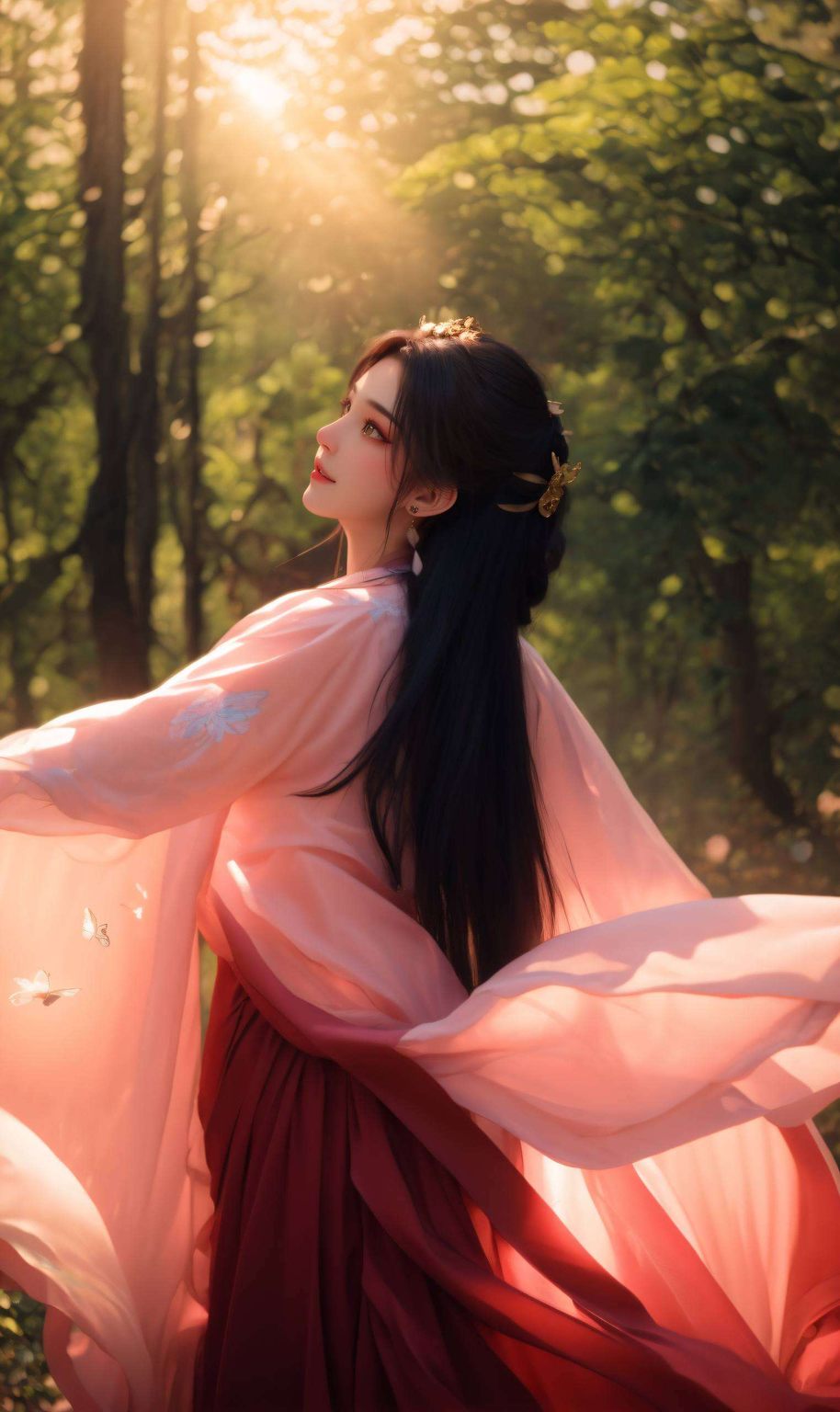 快把这位国漫美女的壁纸收入囊中小调皮的笑容更是让人心动不已