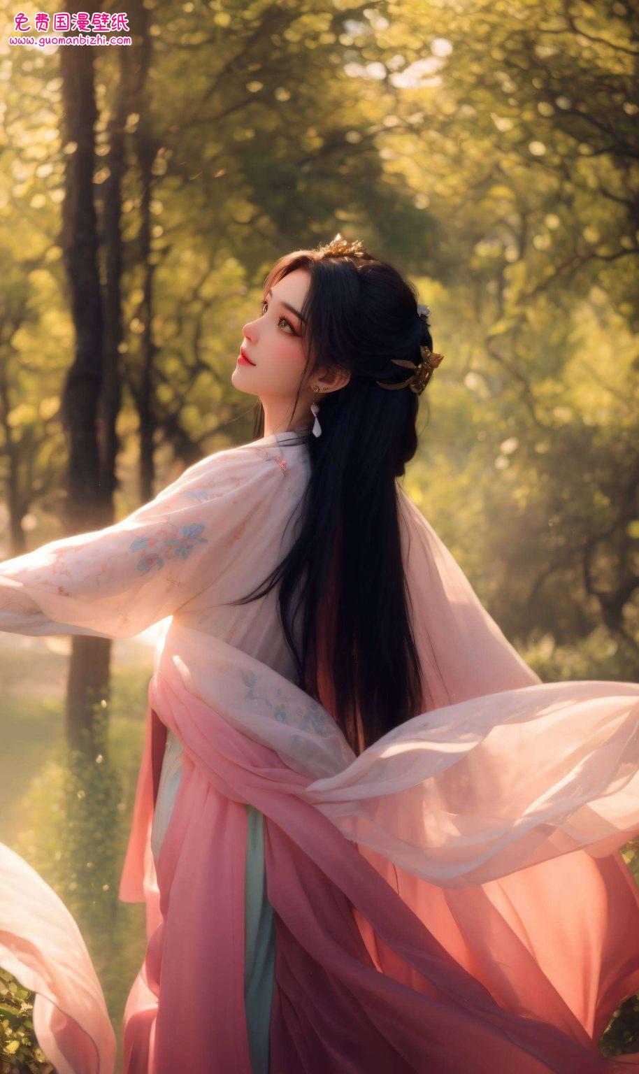 嘿让人忍不住想要珍藏每一张壁纸呢！😍 快来感受一下国漫美女的魅力吧