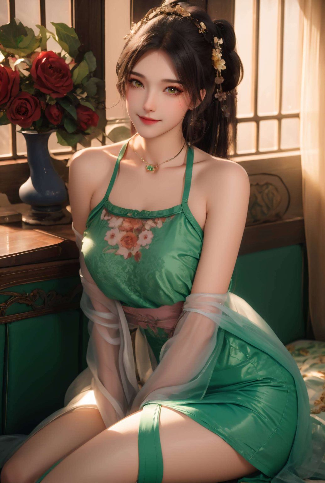 她乃国漫界的一股清流其壁纸集玄幻之美