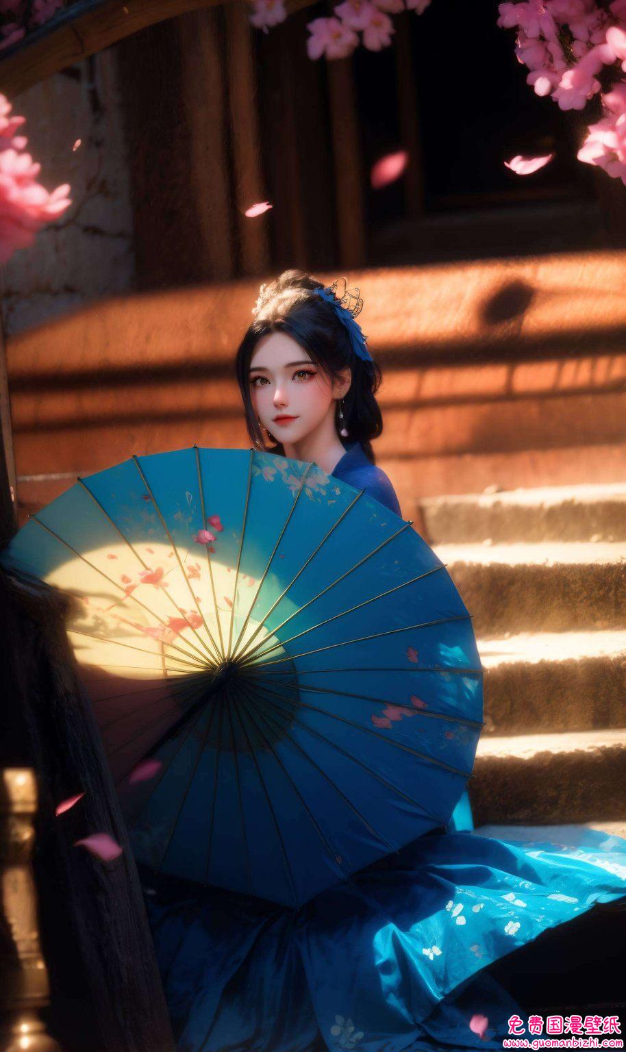 平板墙纸上的国漫女神们竞艳争辉令人心驰神往