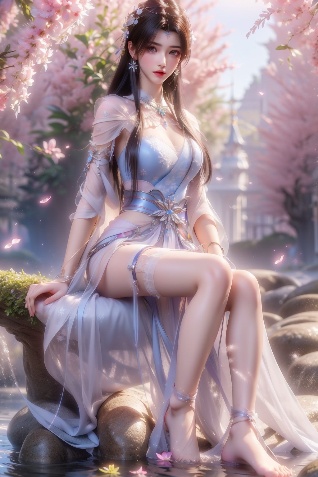 简直是个行走的壁纸素材库!高清壁纸里的她成年后更是美艳动人犹如玄幻世界走出的精灵