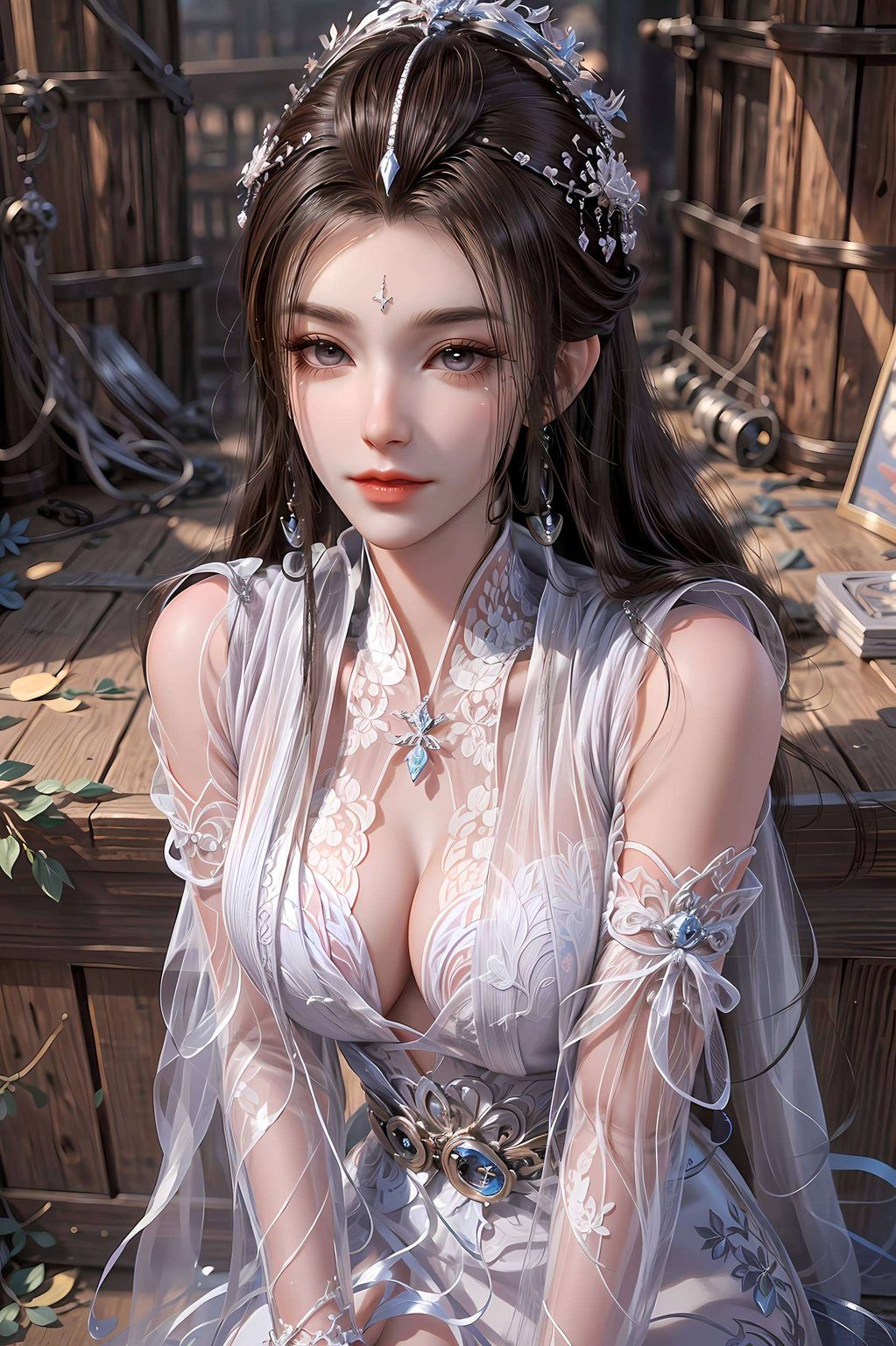 既有少女的纯真嘿