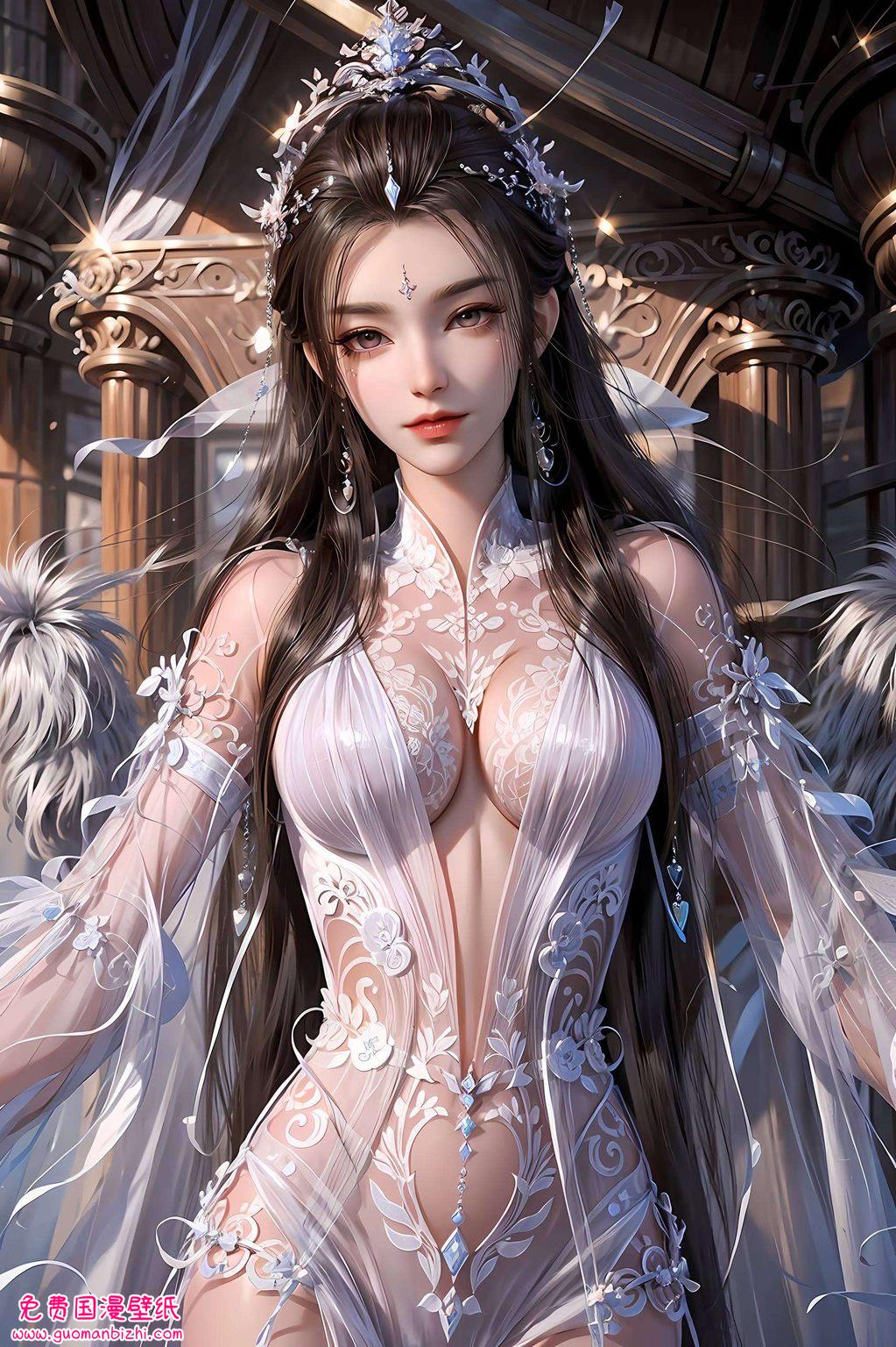男装全身壁纸高清展现了她不羁的风采国漫世界里的女神们纷纷换上了新装