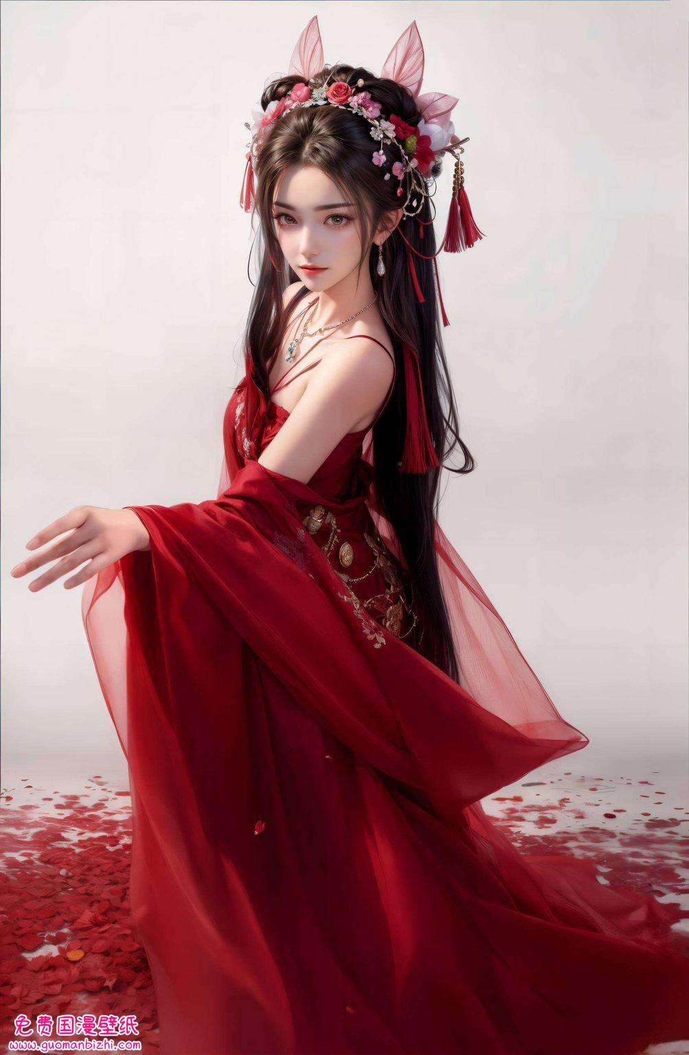 让你的手机瞬间变身国漫女神的私人画廊！这位美少女不是别人细腻到连她的玄幻剑光都能数得清！快来看看