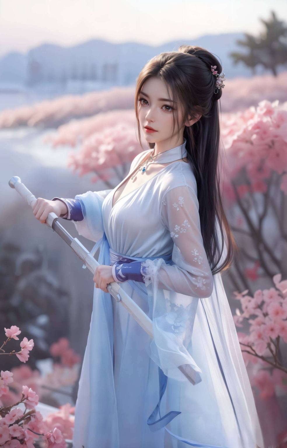 她是国漫中的一抹亮色仿佛能穿越岁月的河流